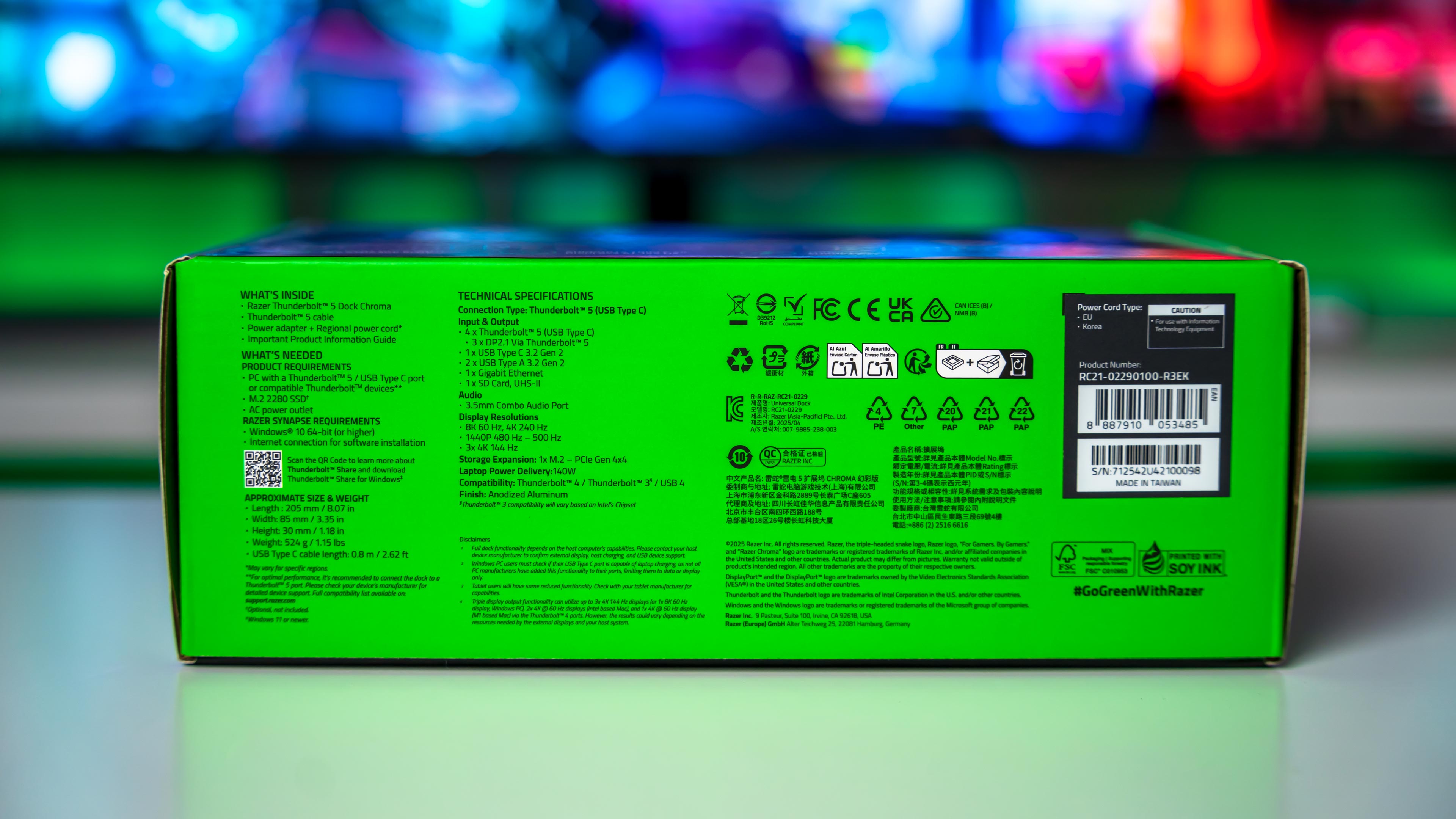 Razer Thunderbolt 5 Dock Chroma Box (4)