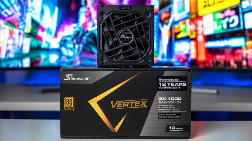 مراجعة Seasonic Vertex GX-1000 : الجودة والهدوء