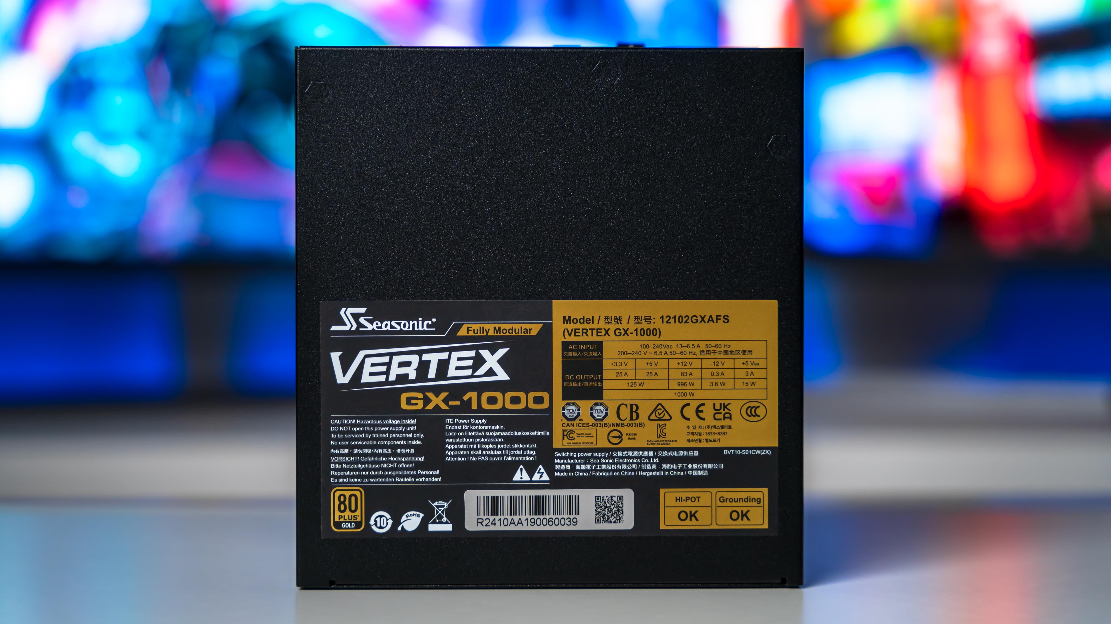 Seasonic Vertex GX-1000 PSU (6) Seasonic Vertex GX-1000 PSU (6)