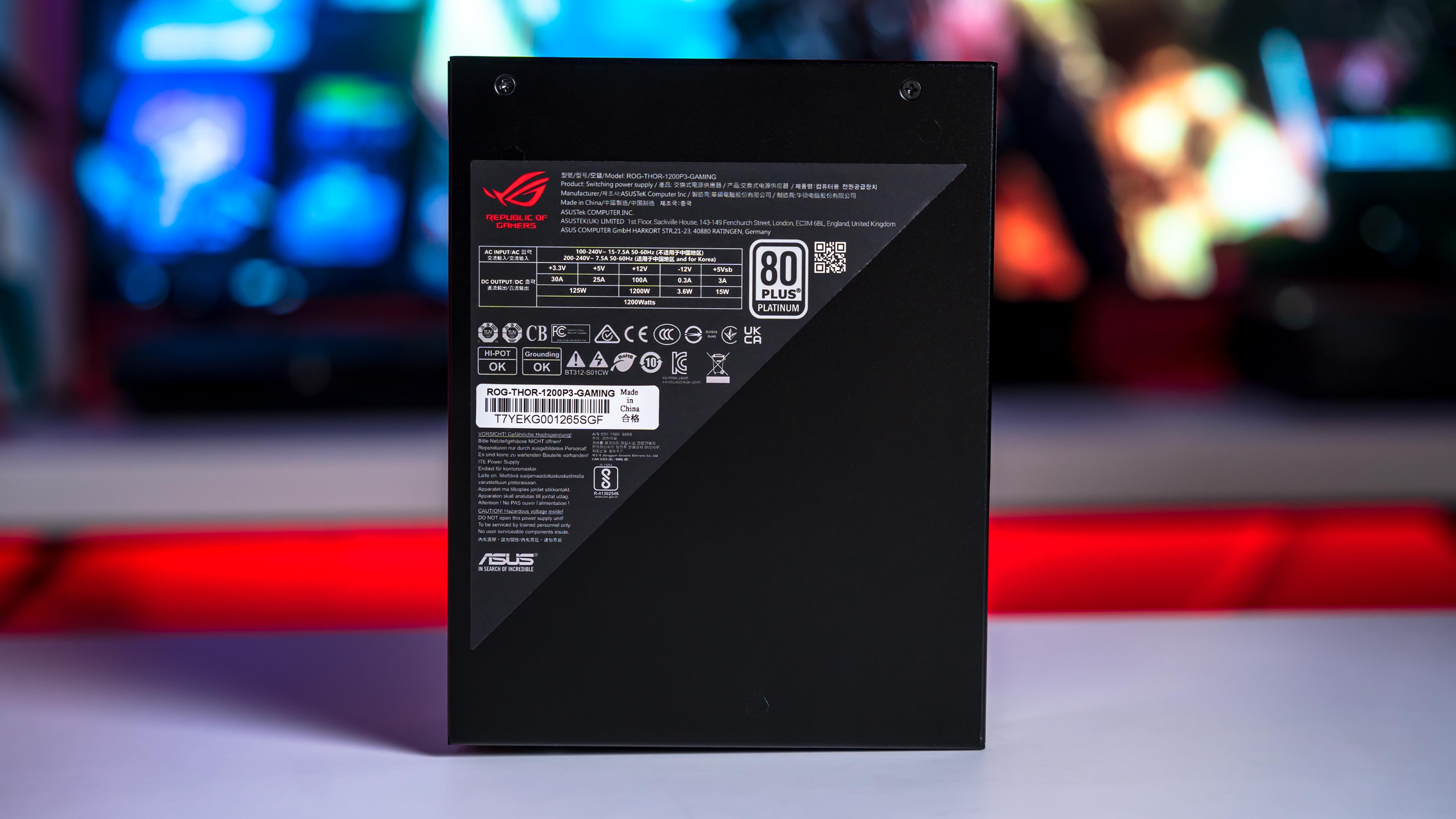 ASUS ROG THOR 1200W Platinum III PSU (10)